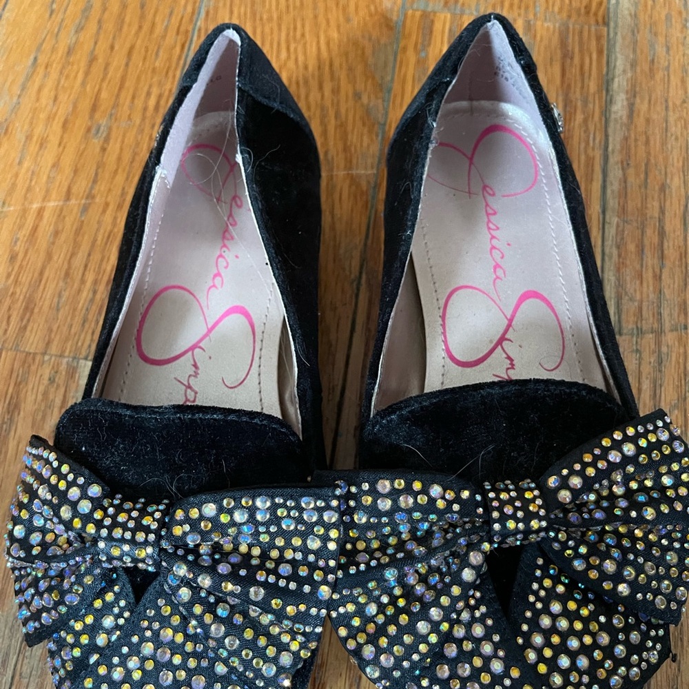 Jessica Simpson girls dress shoes size 1 never worn purchased in macys